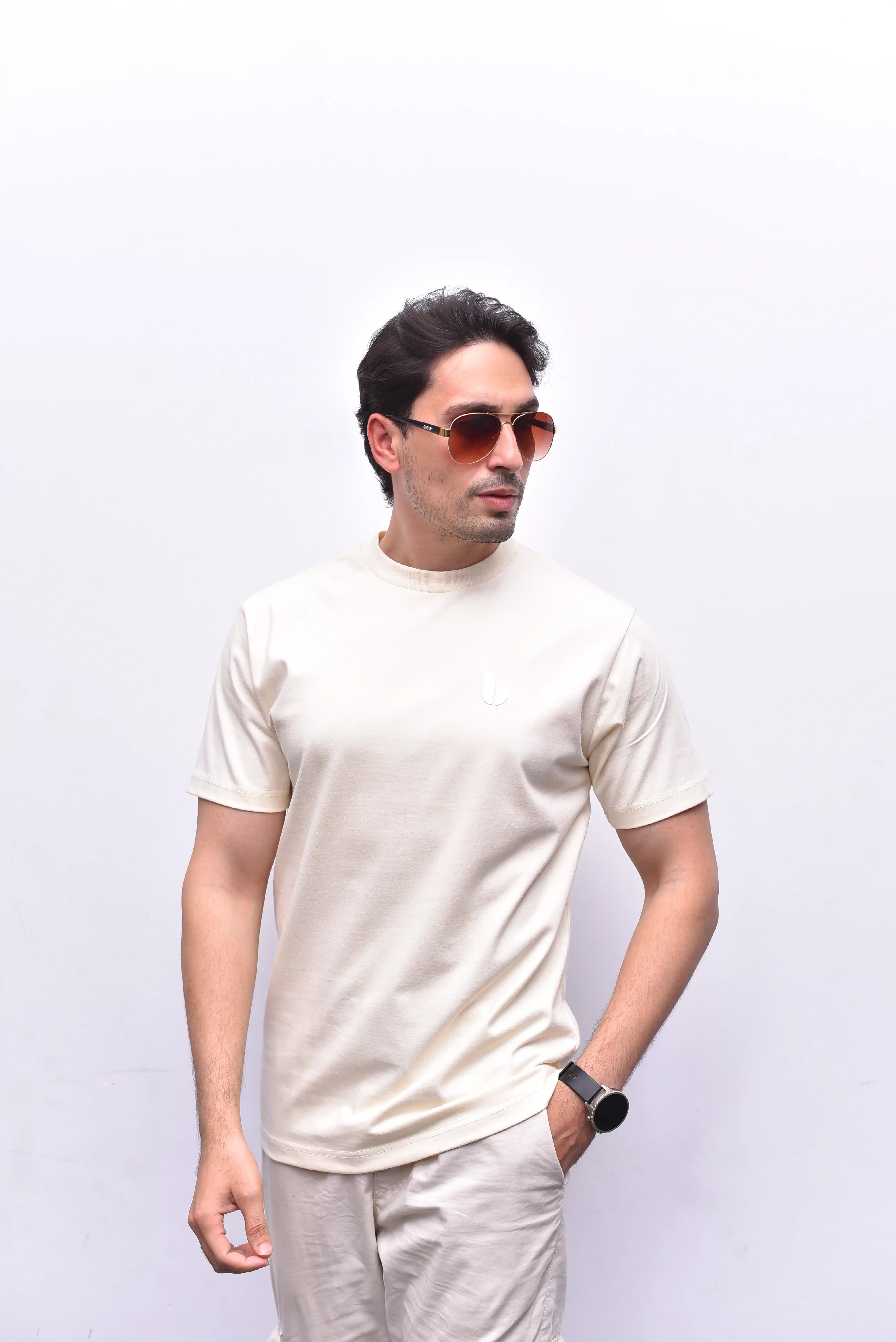 Cream Thread Trap Tee – Web Design Graphic Relax Tee | The Vibss