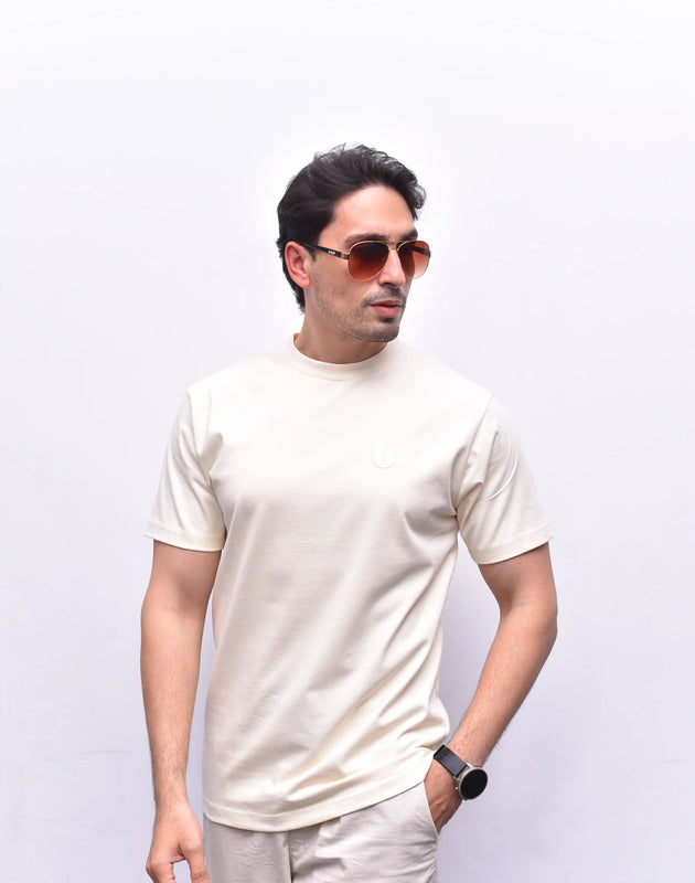 Cream Thread Trap Tee – Web Design Graphic Relax Tee | The Vibss