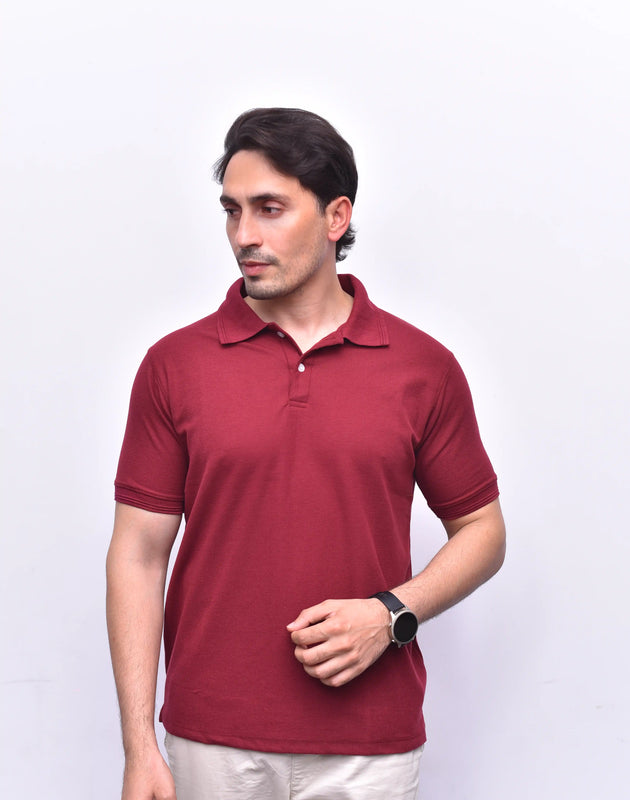 Red Polo Classic – Bold Relax Fit Polo Shirt | The Vibss