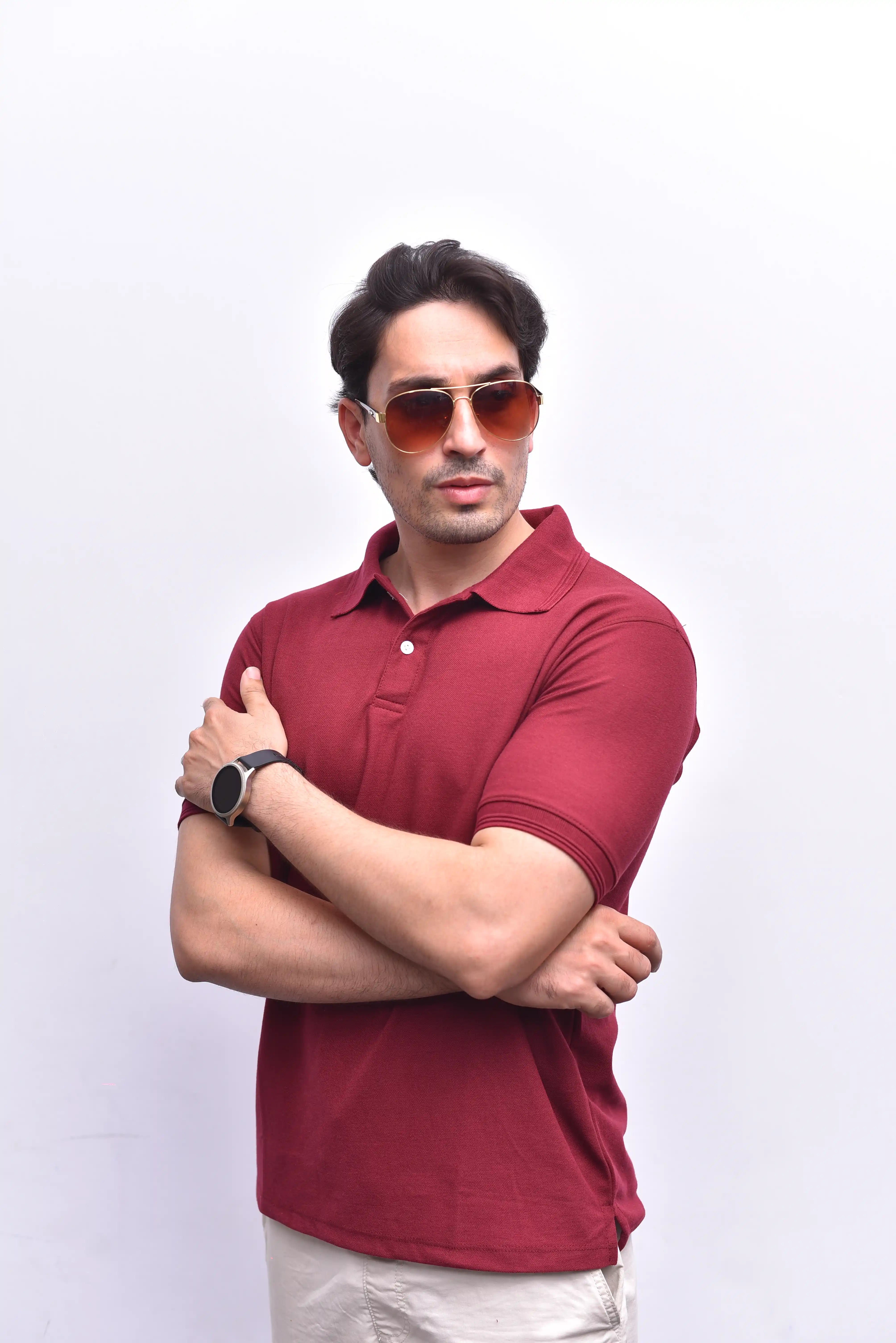 Red Polo Classic – Bold Relax Fit Polo Shirt | The Vibss