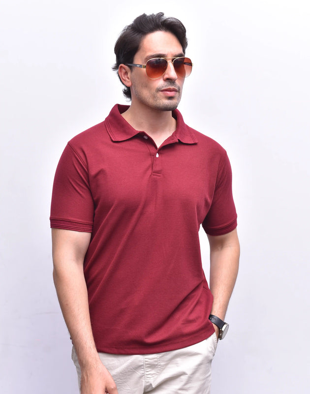 Red Polo Classic – Bold Relax Fit Polo Shirt | The Vibss
