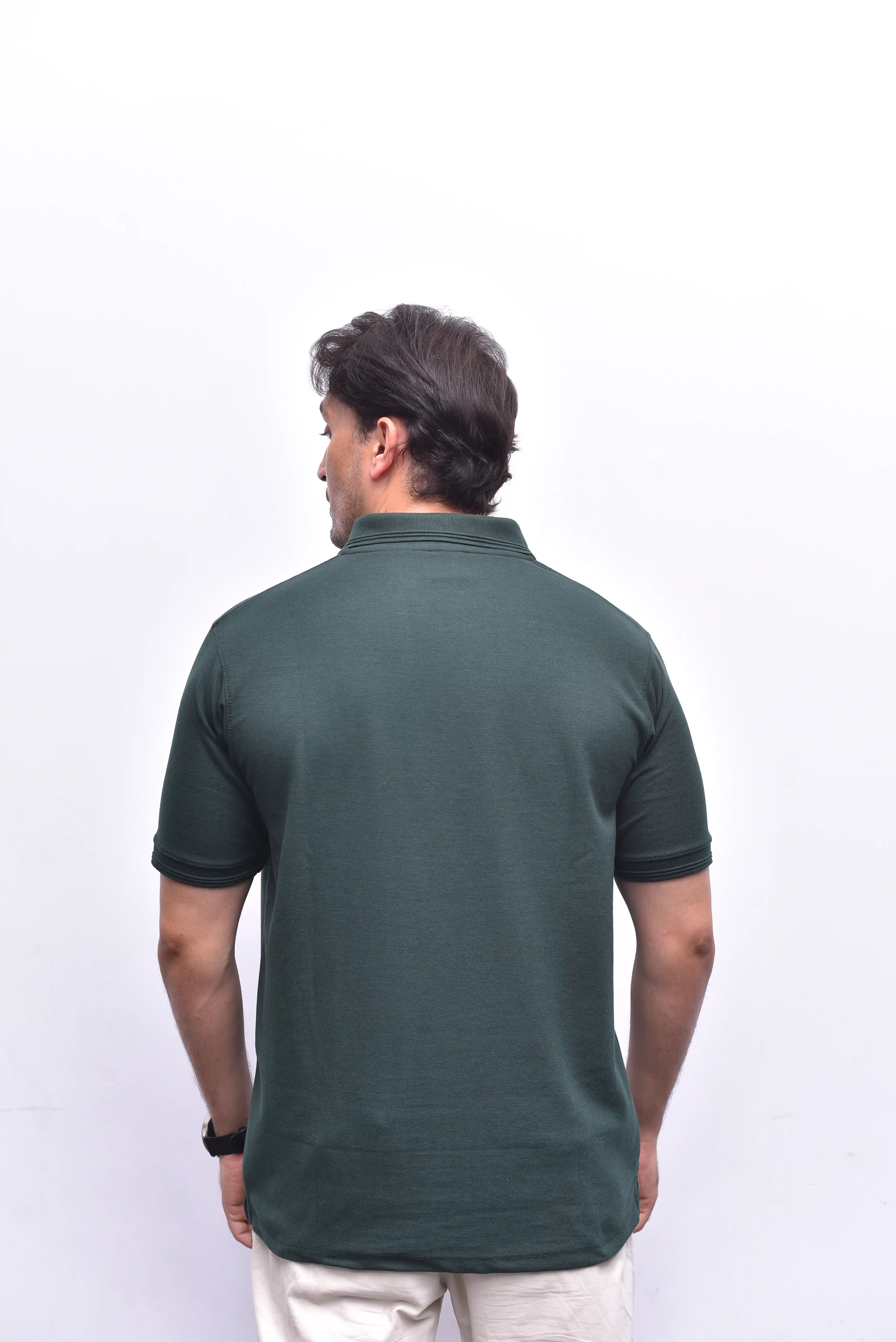 Green Polo Classic – Premium Relax Fit Polo | The Vibss