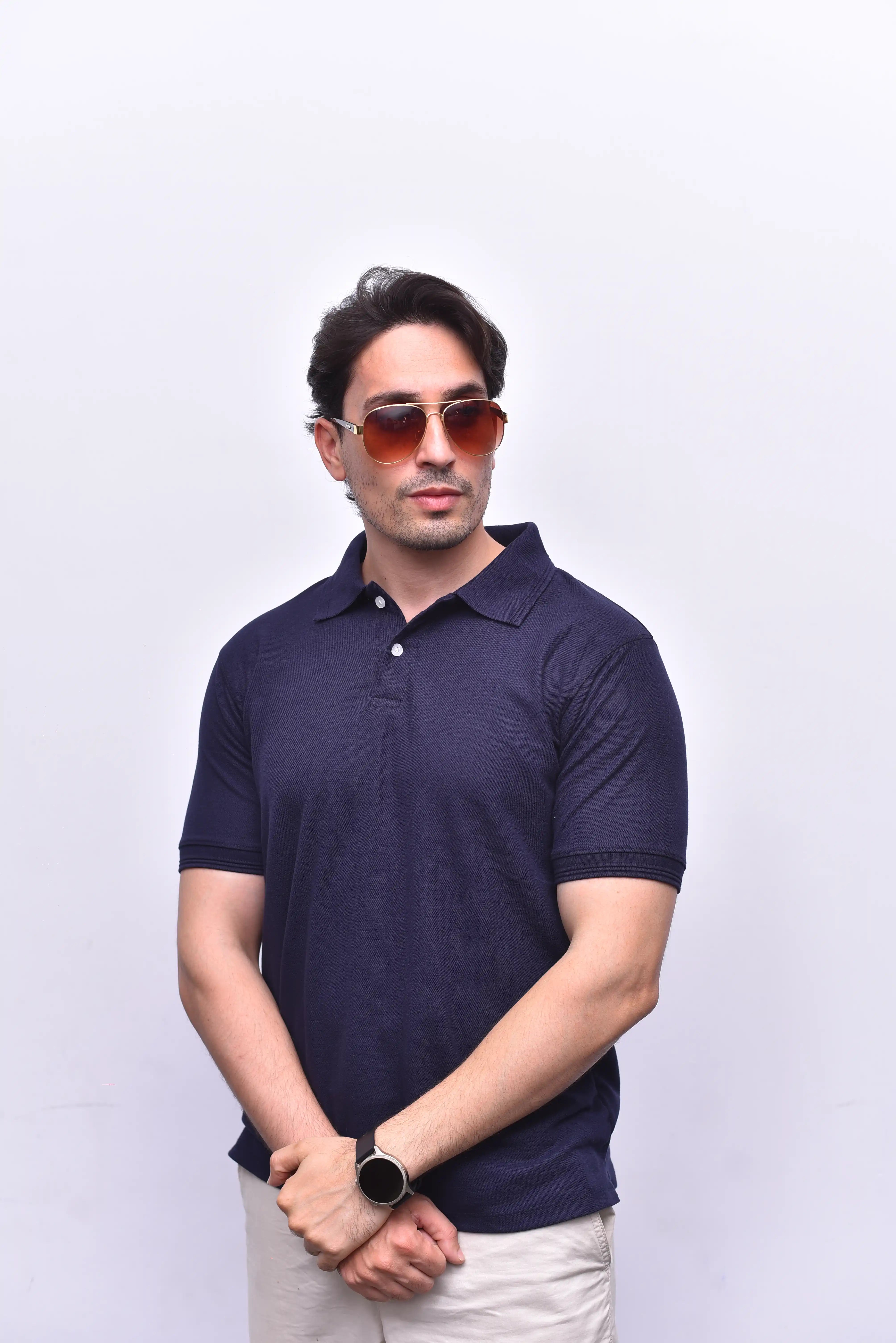 Blue Polo Classic – Comfortable Relax Fit Polo Shirt | The Vibss