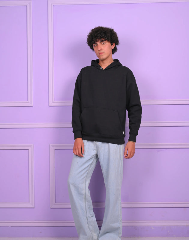 Black Basic Hoodie – Premium Edition