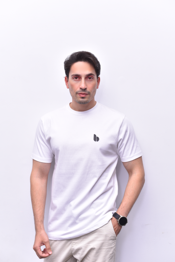 White Relax Fit T-Shirt with Cars Editing DTF Design - Premium Limited Edition