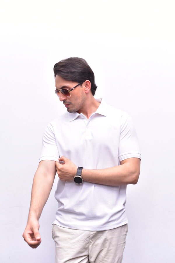 White Polo Shirt - Premium Limited Edition