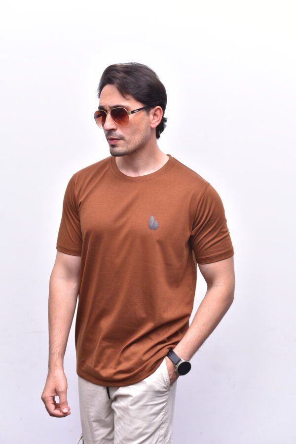 Brown Round Neck T-Shirt - Premium Limited Edition
