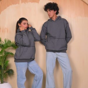 Opposite Stitch Premium Limited Edition Gray Hoodie - Simple Design