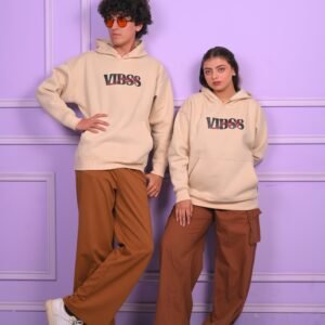 Manzil Premium Limited Edition Cream Hoodie - Simple Design