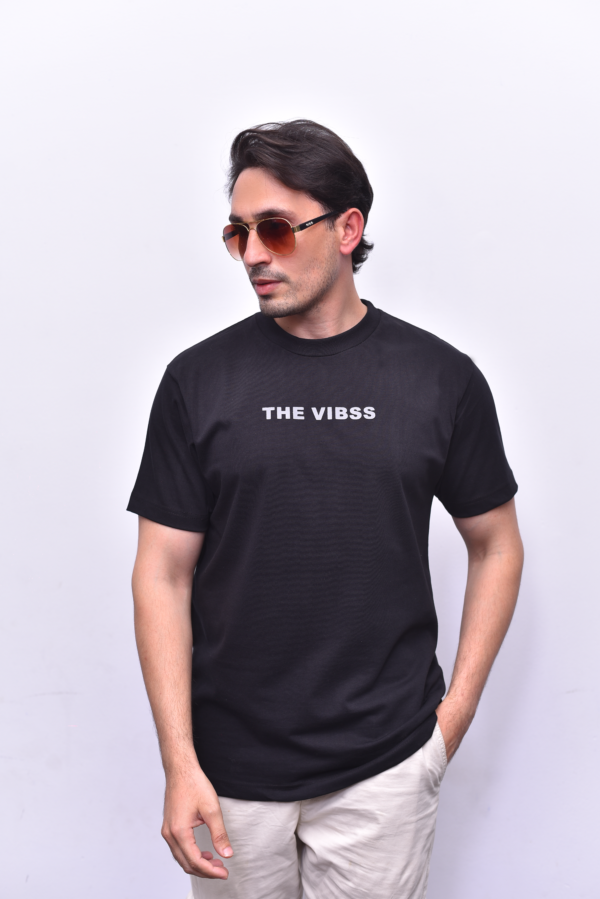 Black Relax Fit T-Shirt with Goku DTF Design - Premium Limited Edition